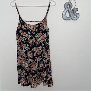 Floral Print Mini Dress
